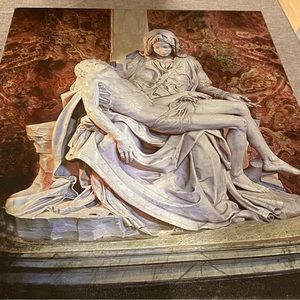 Pieta by Michelangelo canvas wall art 18 x 22.